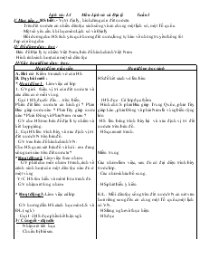 Giáo án môn Lịch sử 4 - Bài 14: Cuộc kháng chiến chống quân xâm lược Mông - Nguyên