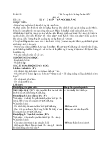 Giáo án môn Lịch sử 4 - Bài 17: Chiến thắng Chi Lăng