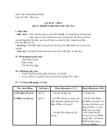 Giáo án môn Lịch sử 4 - Bài 4: Khởi nghĩa hai Bà Trưng