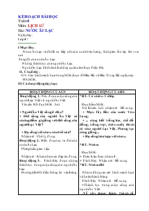 Giáo án môn Lịch sử 4 - Bài: Nước Âu Lạc