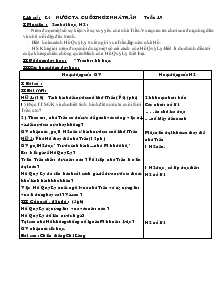 Giáo án môn Lịch sử 4 - Bài: Nước ta cuối thời Nhà Trần