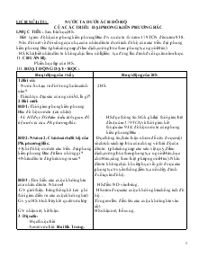 Giáo án môn Lịch sử 4 - Bài: Nước ta dưới ách đô hộ của các triều đại phong kiến phương bắc