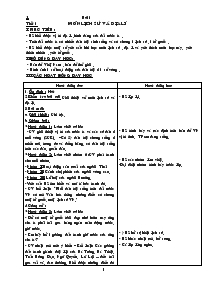 Giáo án môn Lịch sử 4 (chuẩn, cả năm)