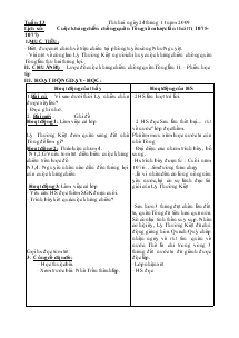 Giáo án môn Lịch sử 4 - Cuộc kháng chiến chống quân Tống xâm lược lần thứ II (1075 - 1077)