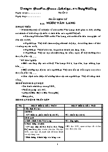 Giáo án môn Lịch sử 4 - Đặng Văn Tùng