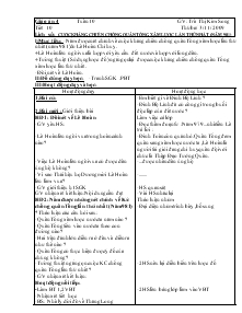 Giáo án môn Lịch sử 4 - Học kì I - Tuần 10