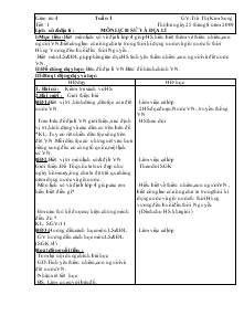 Giáo án môn Lịch sử 4 - Học kì I - Tuần 1