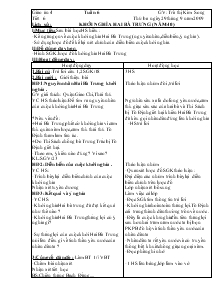 Giáo án môn Lịch sử 4 - Học kì I - Tuần 6