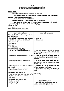 Giáo án môn Lịch sử 4 - Học kì II