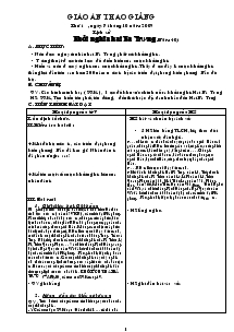 Giáo án môn Lịch sử 4 - Khởi nghĩa hai Bà Trưng( Năm 40)