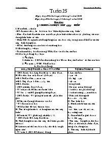 Giáo án môn Lịch sử 4 - Quách Văn Bàn - Tuần 25