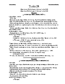 Giáo án môn Lịch sử 4 - Quách Văn Bàn - Tuần 28