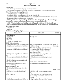 Giáo án môn Lịch sử 4 - Tiết 2: Nước ta cuối thời Trần