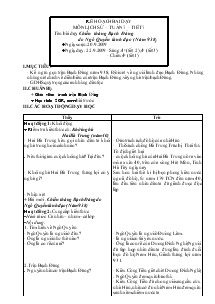 Giáo án môn Lịch sử 4 - Tiết 7: Chiến thắng Bạch Đằng do Ngô Quyền lãnh đạo (Năm 938)