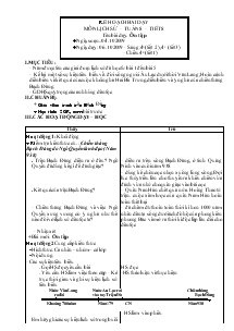 Giáo án môn Lịch sử 4 - Tiết 8: Ôn tập