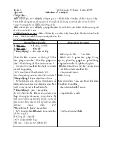 Giáo án môn Lịch sử 4 - Tuần 1 đến tuần 4