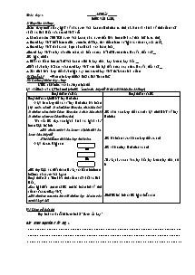 Giáo án môn Lịch sử khối 4 - Bài 3: Nước Văn Lang