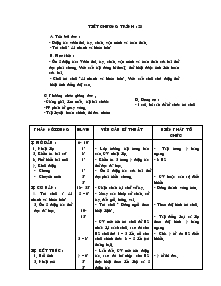 Giáo án môn Thể dục lớp 5 - Tuần 12