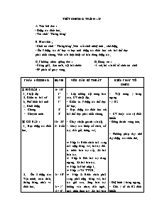 Giáo án môn Thể dục lớp 5 - Tuần 14