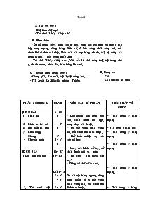 Giáo án môn Thể dục lớp 5 - Tuần 5