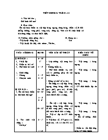 Giáo án môn Thể dục lớp 5 - Tuần 8