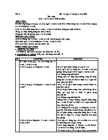 Giáo án môn Thủ công lớp 3 - Gấp, cắt, dán bông hoa