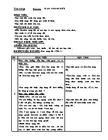 Giáo án môn Thủ công lớp 3 - Tiết 22: Đan nong đôi