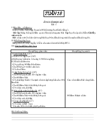 Giáo án môn Tiếng Việt lớp 5 - Tuần 18