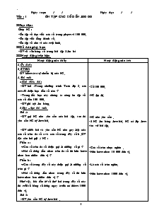 Giáo án môn Toán khối 4 - Tiết 1 đến tiết 25