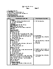 Giáo án môn Toán khối 4 - Tuần 23