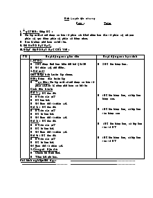 Giáo án môn Toán khối 4 - Tuần 27