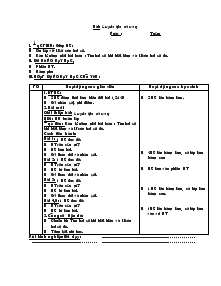 Giáo án môn Toán khối 4 - Tuần 29