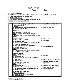 Giáo án môn Toán khối 4 - Tuần 31