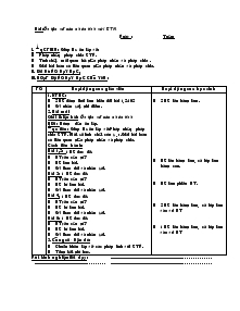 Giáo án môn Toán khối 4 - Tuần 32