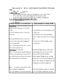 Giáo án môn Toán lớp 5 - Tuần 12