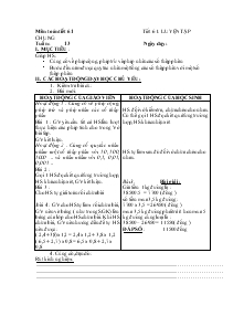 Giáo án môn Toán lớp 5 - Tuần 13