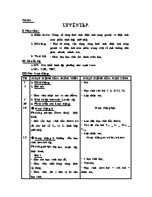 Giáo án môn Toán lớp 5 - Tuần 22