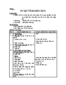 Giáo án môn Toán lớp 5 - Tuần 30