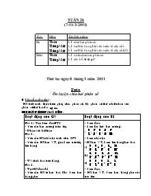 Giáo án phụ đạo tuần 26 khối 4