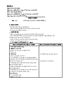 Giáo án Thủ công 3 tuần 31