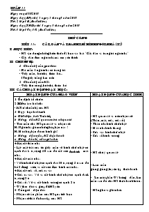 Giáo án Thủ công - Kỹ thuật tuần 33