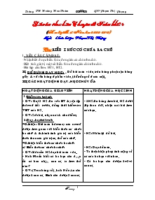 Giáo án thực hiện Chuyên đề Toán khối 4