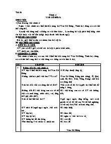 Giáo án Tiếng Việt lớp 3 - Phần Chính tả -  Tiết 26: Vàm cỏ đông