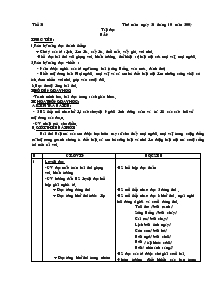 Giáo án Tiếng Việt  lớp 3 - Phần Tập dọc - Tiết 21: Bận