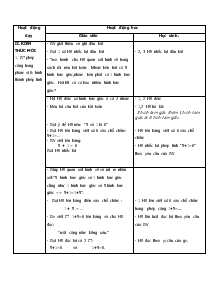 Giáo án Toán 1: Phép cộng trong phạm vi 6