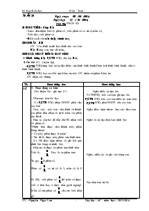 Giáo án Toán lớp 4 - Tiết  96: Phân số