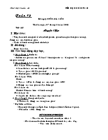 Giáo án Toán lớp 4 - Tiểu học Ngô Gia Tự - Tuần 10