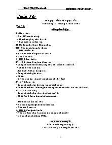 Giáo án Toán lớp 4 - Tiểu học Ngô Gia Tự - Tuần 16