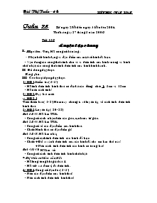 Giáo án Toán lớp 4 - Tiểu học Ngô Gia Tự - Tuần 28