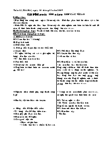 Giáo án Toán lớp 4 - Tuần 13